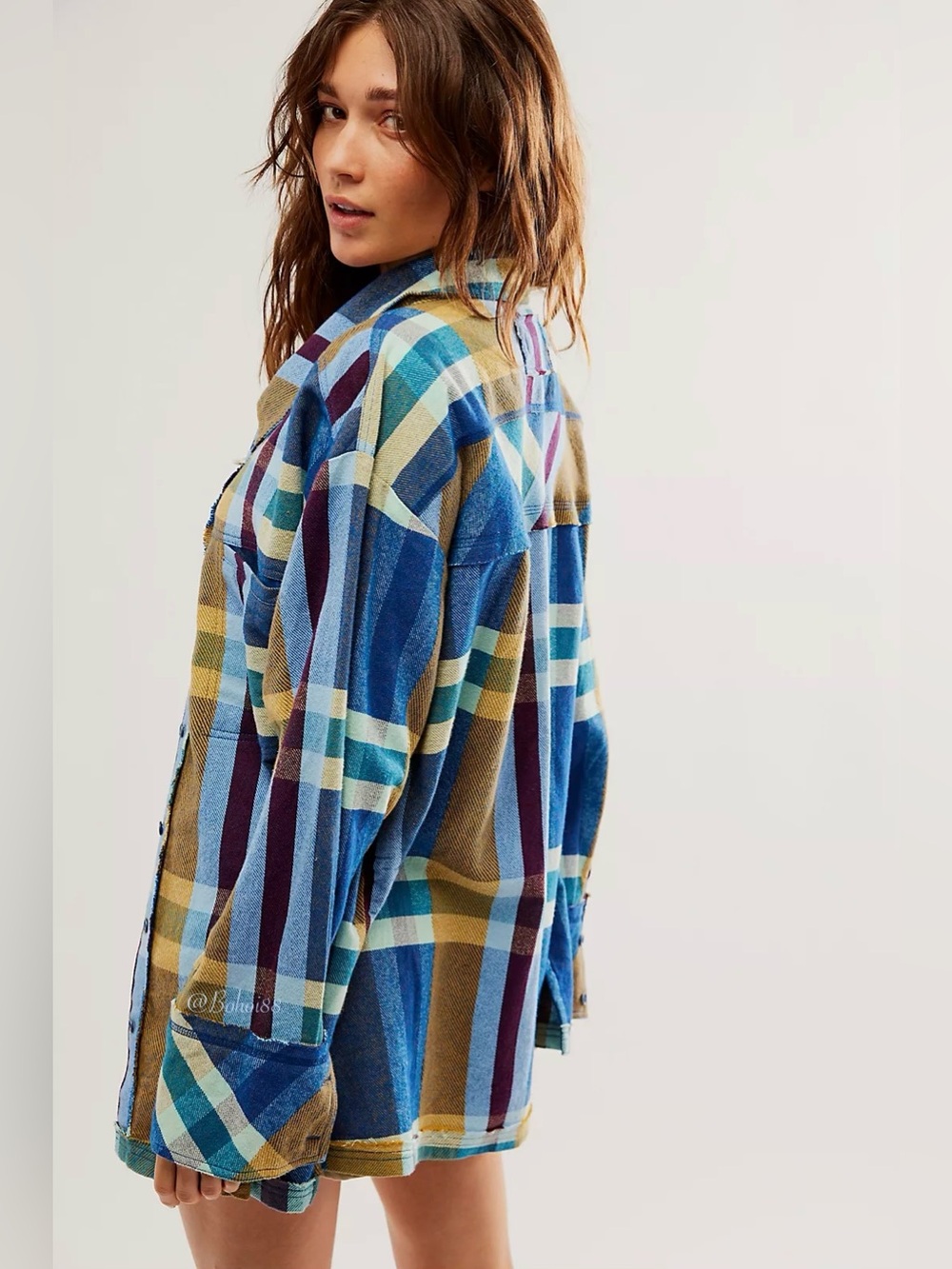 NWT Free People We The Free So Long Summer Plaid Top - Picture 14 of 16